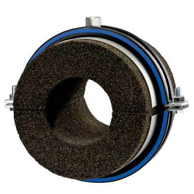 Abrazaderas de espuma de vidrio 